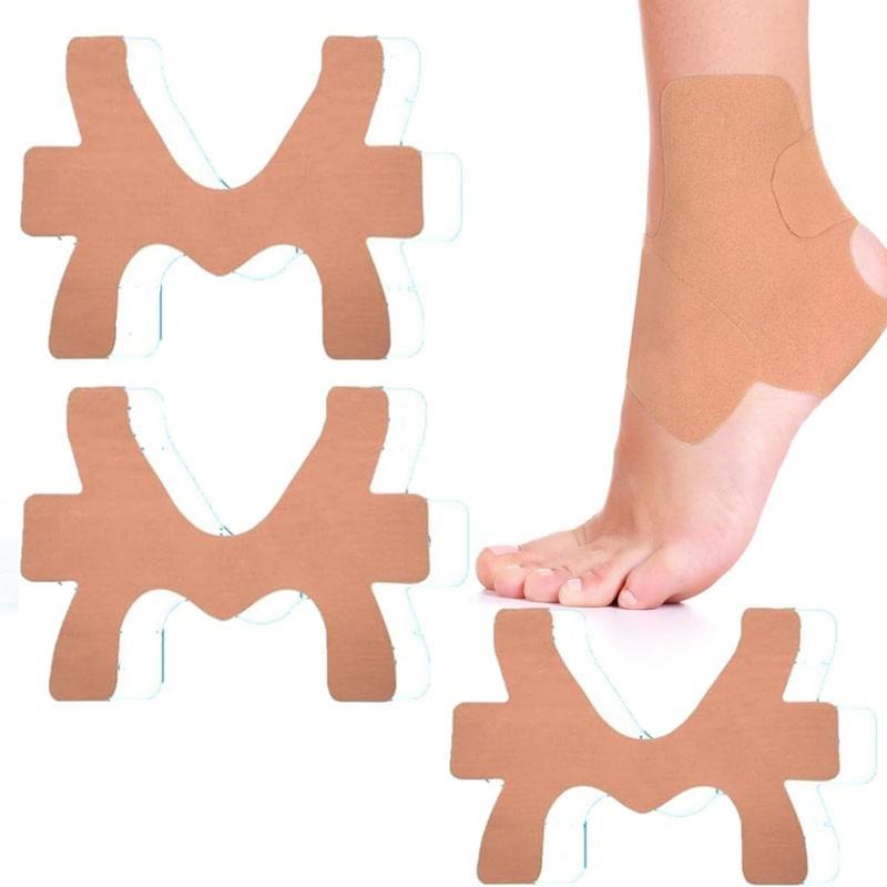 6PCS Cotton Kinesiology Tape for Ankle Athletic Tape for Ankle Support