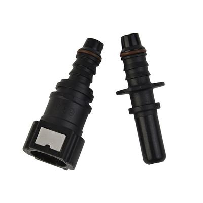 Kit Raccordo Rapido per Tubo Carburante Connettore Dritto 989mm ID8 Materiale Nylon