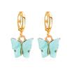 1 Pair earings Multicolor Butterfly Dangle Earrings For Girlfriend Cute Insect Butterfly  Earrings Gentlewoman Jewelry Gifts