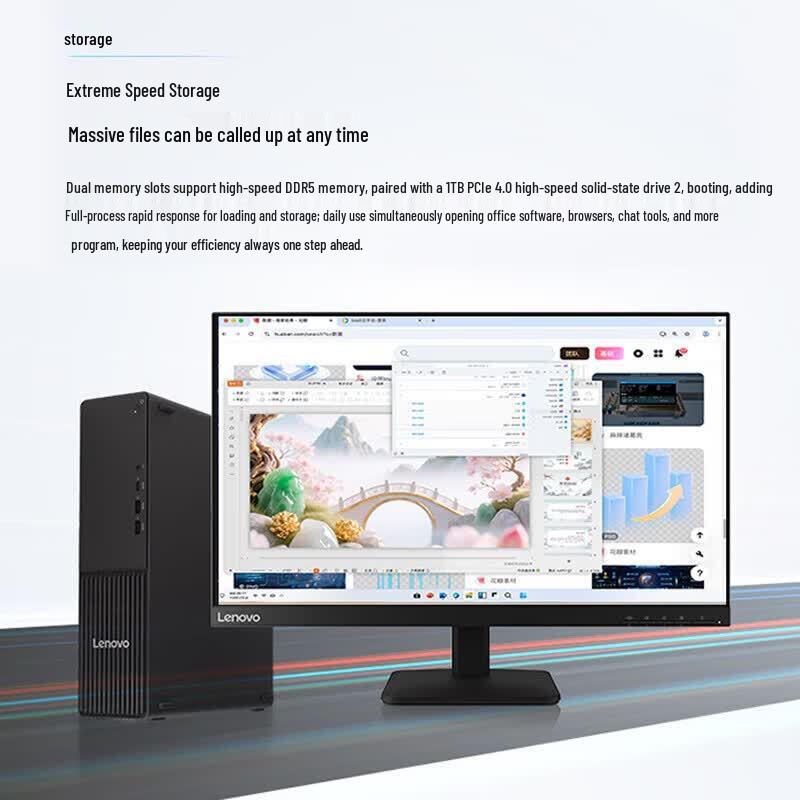 Lenovo Yangtian M4000q 2024 Business Desktop PC (CN version)