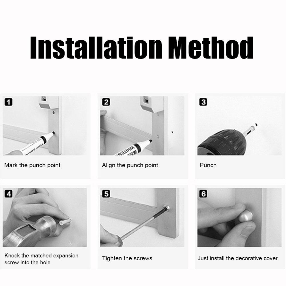 Wall Hanging Space Aluminum Double Layer Storage Rack Corner Shelf for Home Bathroom Black