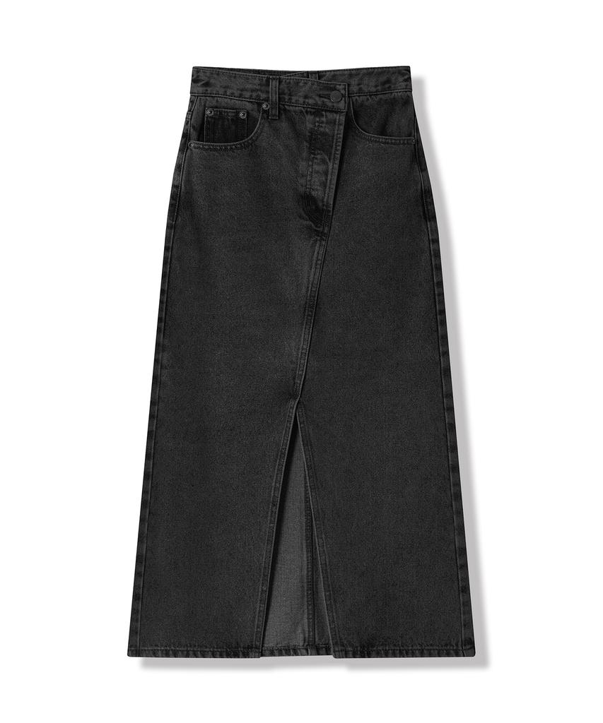 Urban Dress Stella Slit Long Denim Skirt - 4Col