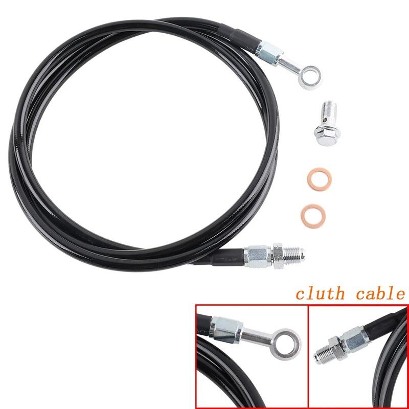 140-145cm Stainless Steel Clutch Cable Line Racing Performance Clutch Wire for Honda Civic 1992-2000 Acura Integra 1994-2001