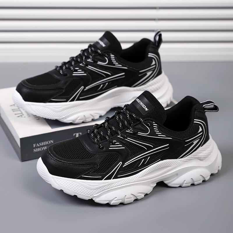 All-Season Women's Sports Shoes, Breathable Women's Sports Shoes, Thick-Sole Height-Increasing Women's Sports Shoes