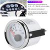 Water Temperature Gauge,52mm/2in Marine Engine Water Temperature Gauge 40 120 ℃ Temp Meter for Boat RV(White Dial Silve)
