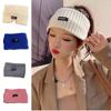 Elastic Winter Hat Wide Warm Headwrap New Knitted Hat  Autumn Winter