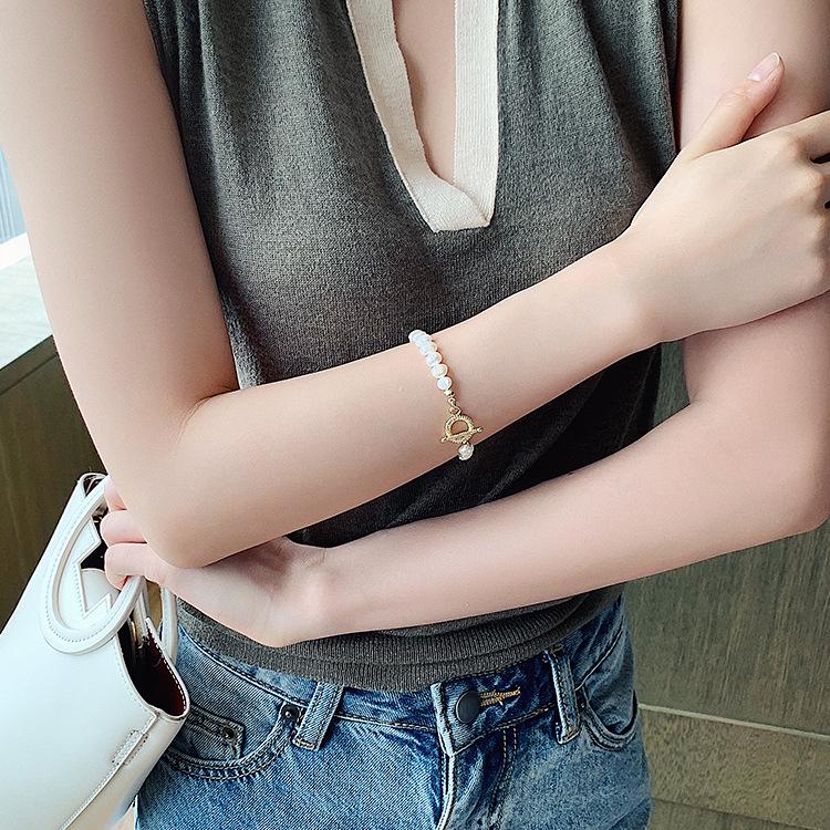 Baroque Freshwater Pearl Necklace & Bracelet Set - Niche Design for Women