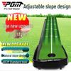 PGM Indoor Golf Putter Practice Mat with Adjustable Slope