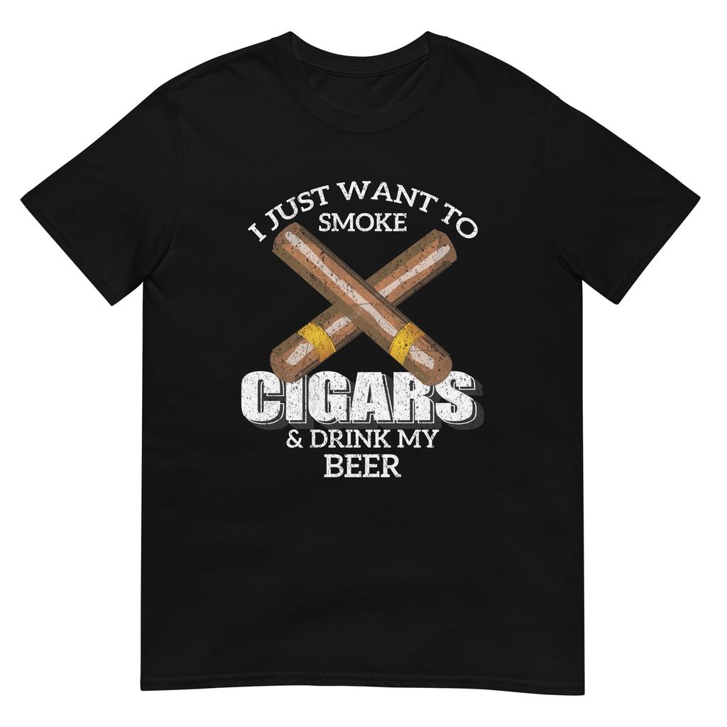 I Just Want To Smoke Cigars and Drink My Beer T-Shirt