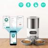 Intelligenter Automatischer Wifi Haustierfutterspender für Katze Hund & Kaninchen Futterautomat Große Kapazität Edelstahl Futter Napf
