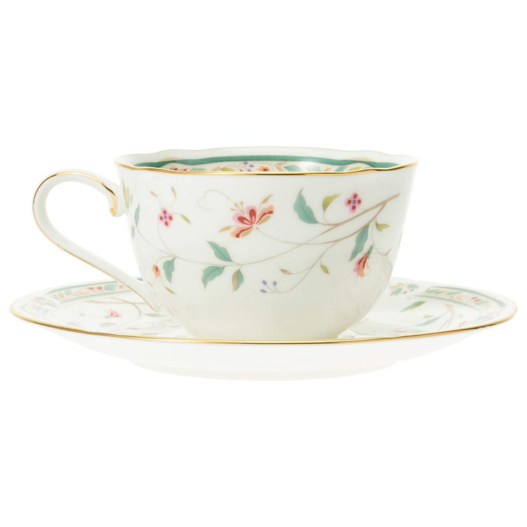 Noritake Cup & Saucer (for Both Coffee and Tea), 220cc, Floral Print, Bone China, T59387A/4409