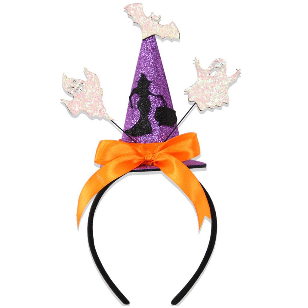 Witch Halloween Headwear Headband Photo Props Party Cosplay Costumes Dancing Party Skeleton Headband Halloween