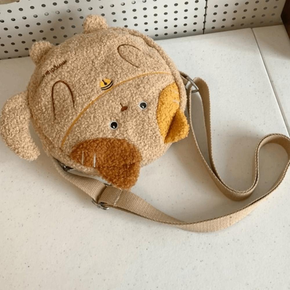 

Shoulder Bag Plush Backpack Cat Plush Doll Bag Sweet Cartoon Crossbody Bag Children B