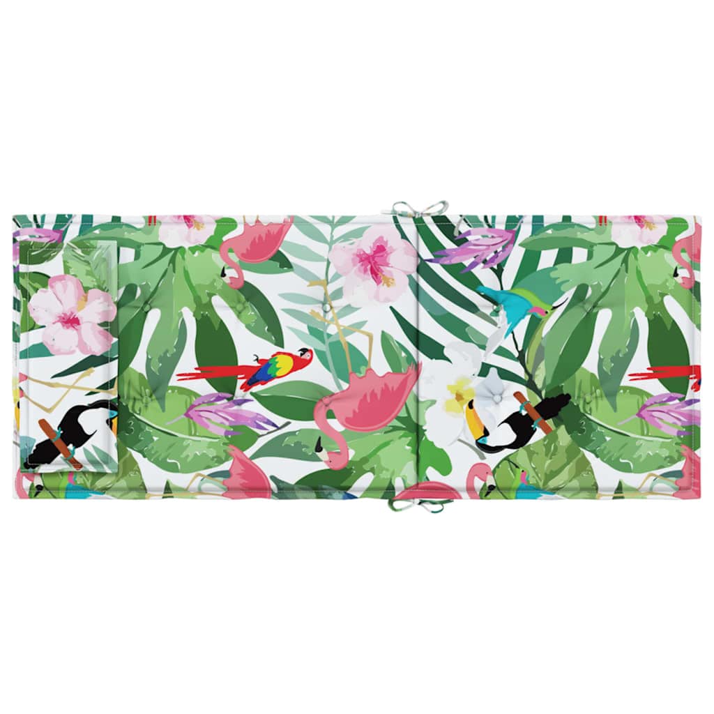 High Back Chair Cushions 4 pcs Multicolored Oxford Fabric