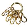 [arcade] Key Ring Carabiner Fashionable Men's Ladies Key Case Key Ring Silver Gold Black Gunmetal Gold (C Type)