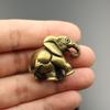 Messing Heimdekoration Handwerk Sammlung Miniaturen Tierstatue Elefantenfiguren Schreibtischornament