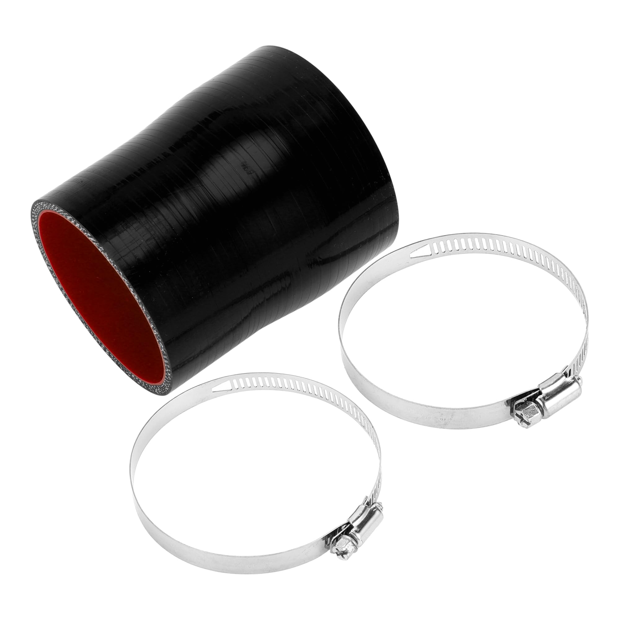 

X AUTOHAUX Внутренний диаметр 2,8 - 3,0 дюйма (70 - 76 мм), Длина 3.9 Inner diameter 76-70mm красный