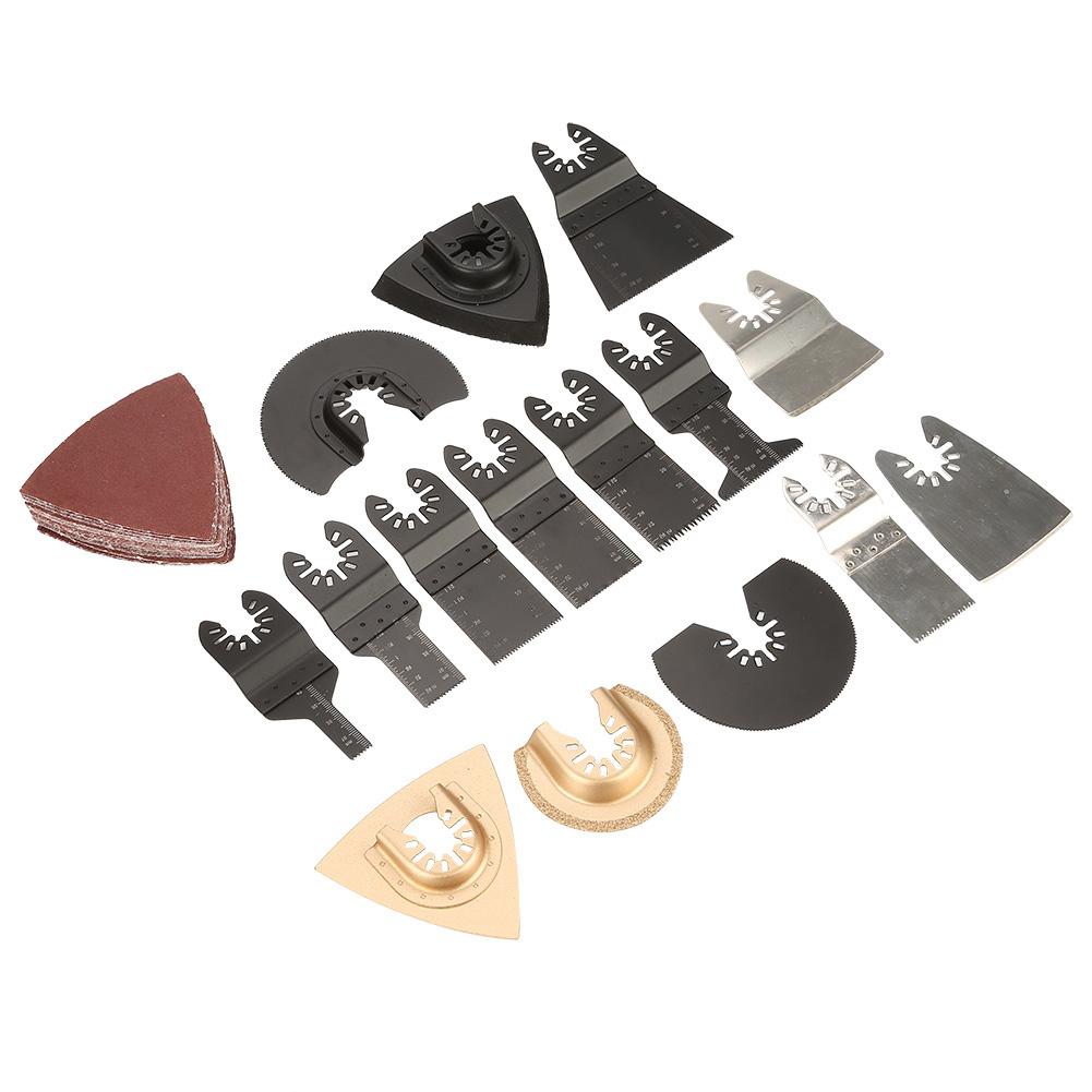 40 buc Pânze de ferăstrău Kit accesorii scule multifuncționale oscilante pentru reparare tăiere