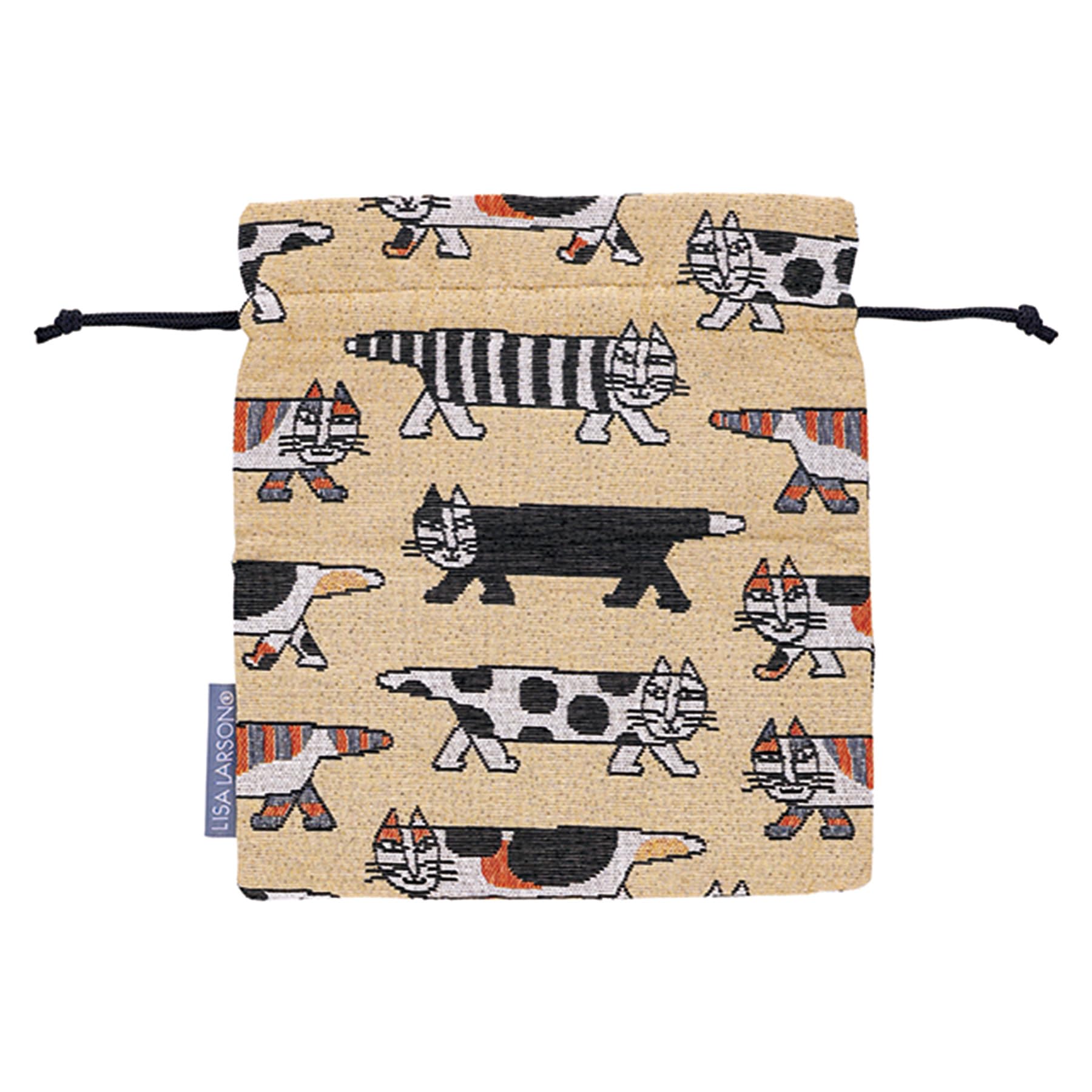 Marushin Lisa Larson Бежевая сумка-мешок Майки, Чехол для мелочей, Косметичка, 6905014500