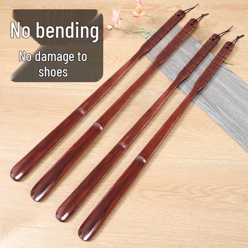 Solid Wood Long Handle Shoehorn