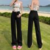Trendy and Versatile Straight Jeans 2025 New Spring and Autumn Retro Loose Wide-leg Floor Pants