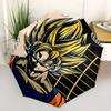 Dragonball Z Goku Automatic 3-Fold Fashion Umbrella Design, Cute Cartoon Pattern, Portable Outdoor Umbrella, Perfect, Holiday Gift for Disney fans.C01