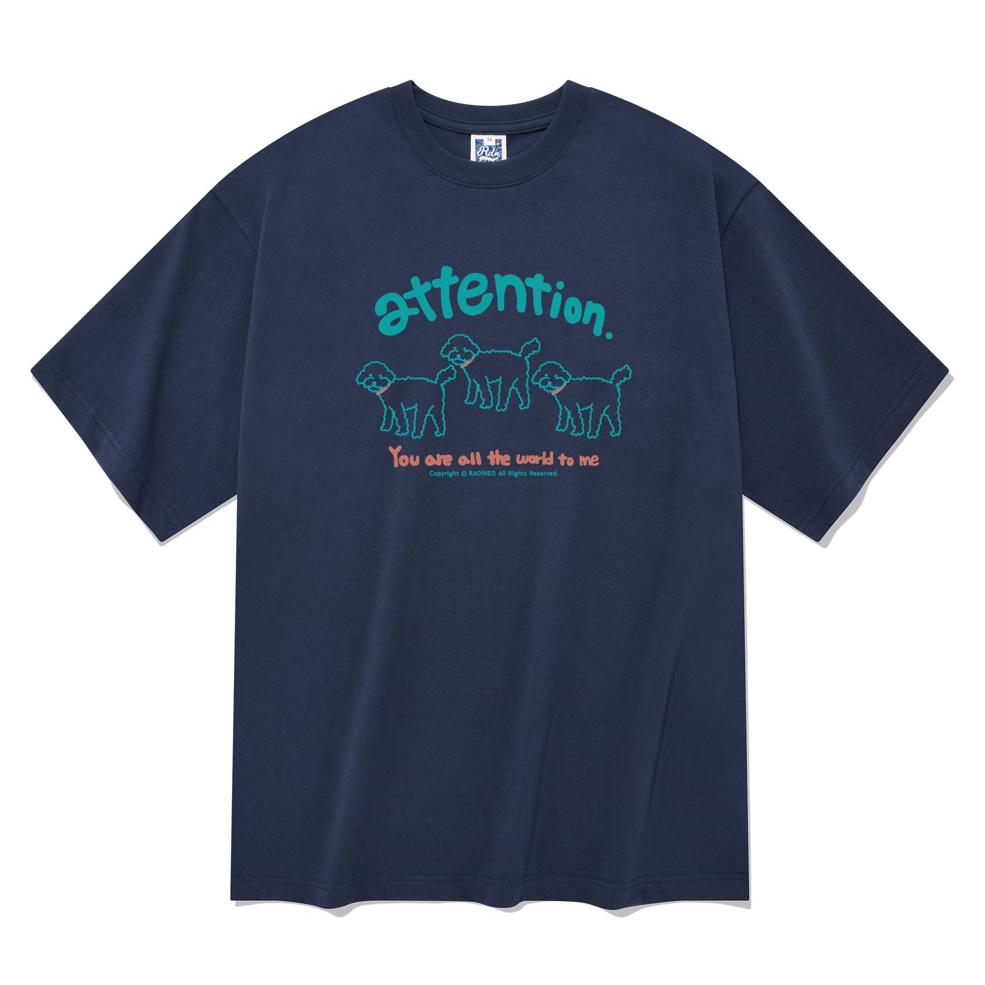 Radineo Attention Short Sleeve T-Shirt Navy L