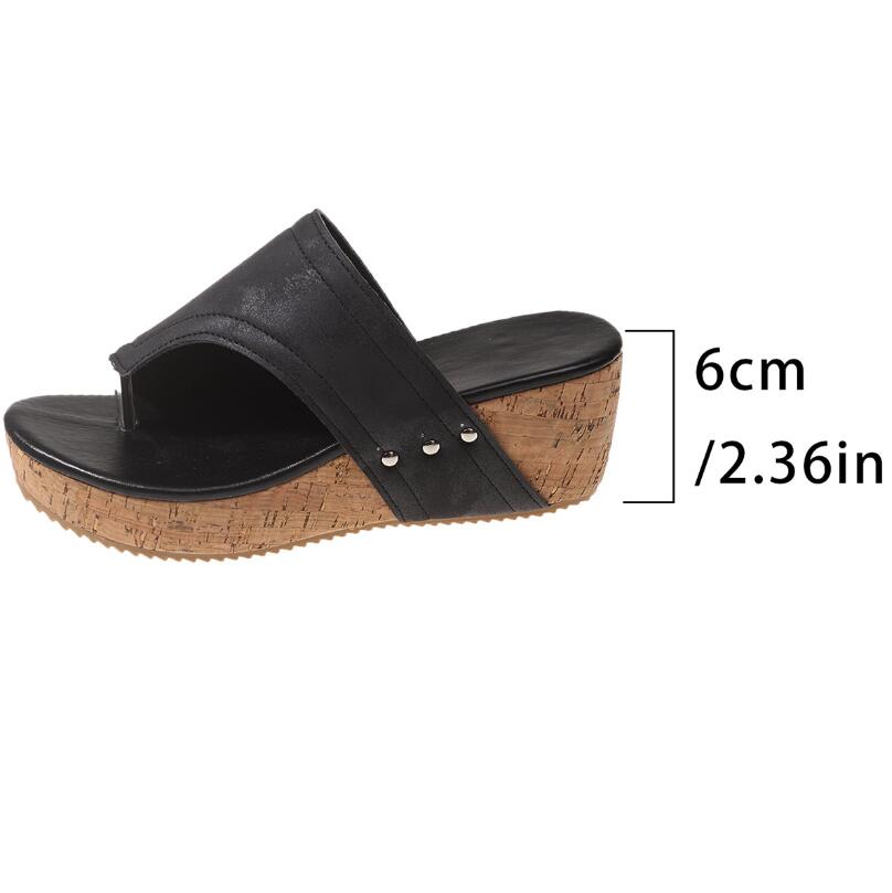 2025 New Women's Sandals Heels Sandals Wedges Sandalias De Mujer Fashion Heeled Shoes Women Platform Sandals