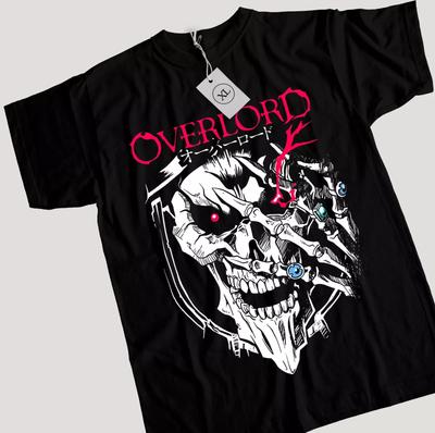 T-shirt Overlord Ainz Ooal Gown Albedo Teschio Anime Manga Regali Maglietta Tutte le Taglie