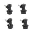 4 Piezas Conector de Bloqueo de Bola, Desconexión de Bloqueo de Bola para Barril de Cerveza, Conectores de Líquido / Gas para Elaboración Casera, Piezas para Barril Corny / Cornelius