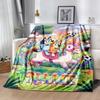 Christmas Football Celebration Personalized Name Blanket Throw Customizable Blanket Comfortable for Office Chair Bedding Sofa Office