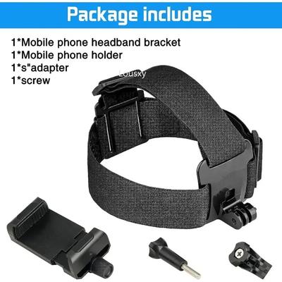 Mobile Phone Chest Harness Strap Holder Head Strap Mount Kit VLOG POV For iPhone Samsung GoPro Hero DJI OSMO AKASO Action Camera