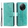 For Xiaomi Redmi A3/Poco C61 4G Case Mandala Flower Imprinted Drop Resistant Leather Phone Wallet Cover