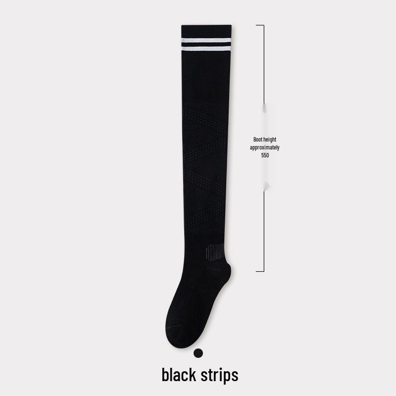 Women's Breathable Mesh Over-the-Calf Socks for Running, Cycling, Badminton, and Fitness - Spring/Summer Style