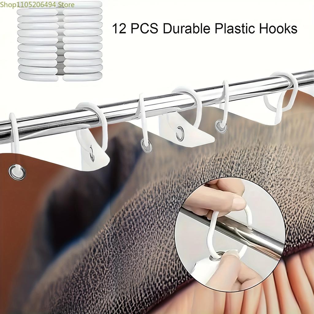 1 Warner Bros. Harry Potter Cartoon Print Shower Curtain, Privacy Bath Curtain, Home Partition Curtain with Hooks, Machine Was