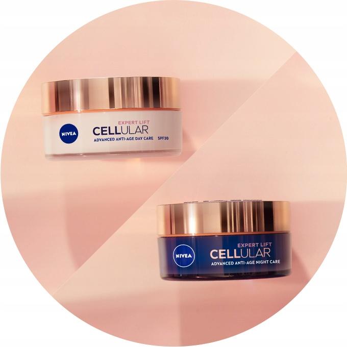 Nivea Cellular Expert Lift Krem Ujędrniający Na Dzień Spf30 50Ml + Na Noc