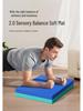 TPE Förtjockad Yogabalansplatta – 6 cm Knästående & Planka Stöd för Träningspass