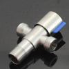 1/2" Inch Double Outlet SUS 304 Stainless Steel Long Angle Valve Kitchen Bathroom Accessories Water Heater Extended Angle Valves