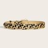 Subculture Ladies Leopard Print Spice Girl Belt Women'S Hair Soft Face Belt Premium Vintage Personality Decorative Belt Women