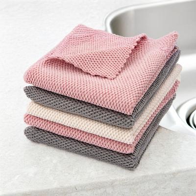 Yousheng 5/10/15/20Pcs Dishwashing Rag Microfiber Towels Kitchen Cleaning Cloth Lint-Free Absorbent Glass Mirrors Cleaning Cloth