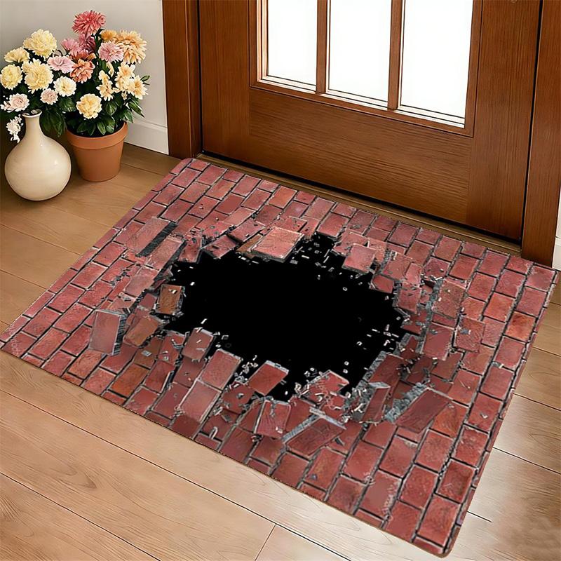 Brick Hole Living Room Nonslip Area Rug Soft Carpet For Bedroom Game Playroom Sofa Office Home Decor Doormat Christmas Gift C9301718
