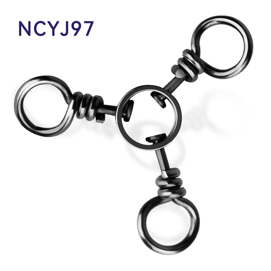 

Трехсторонний вертлюг для поводка - Аксессуар-распределитель крючков против запутывания