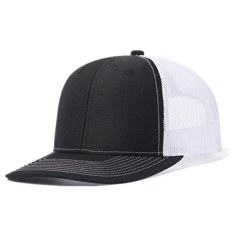 Unisex Two Tone Cap Curved Brim Style Trucker Hat Men & Women Casual Outdoor Breathable Summer Cap