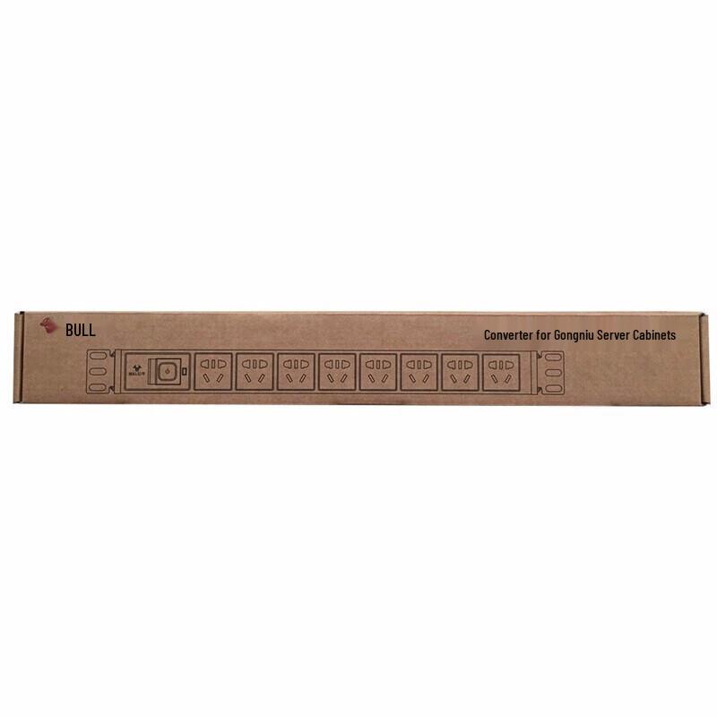 BULL 8-Outlet Self-Wiring Power Strip