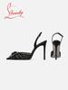 Fashion 2025 New Rhinestone Toe Cap Sandals for Women with a Straight Buckle and Pointed Tip, Sexy Temperament, Socialite Single Shoes