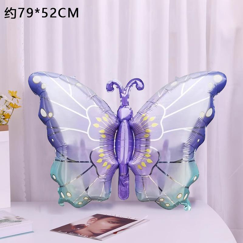 Butterfly Party Decoration Toy Balloon Forest Series Birthday Wedding Cartoon Aluminum Film Dragonfly Balloon