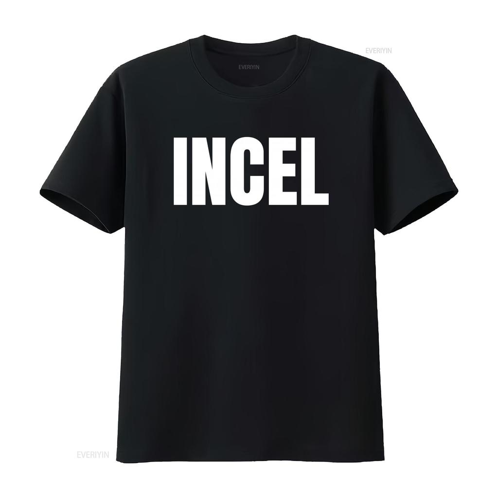 Funny Incel Zoomer Meme Gen Z Oversized Trendy T Shirt Vintage Washed Soft Unisex Fashion Breathable Streetwear Homme