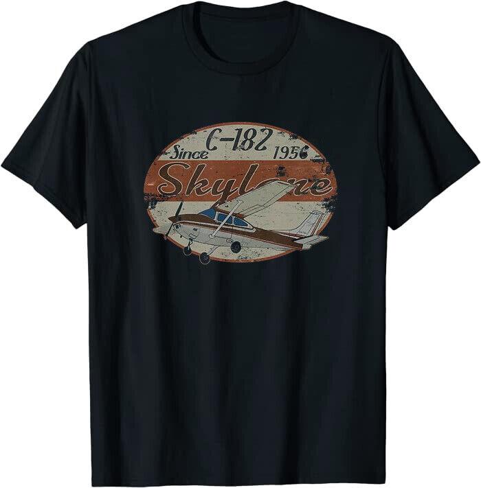 Cessna Skylane 182 Retro Vintage Classic Tee T-Shirt M-3XL Fast Shipping Made US Unisex T-Shirt