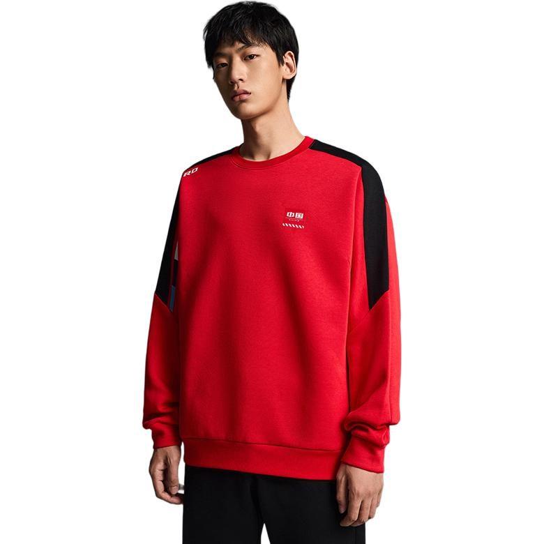 Anta Variety Training Collection Sweatshirt Men's Red 952237715-2