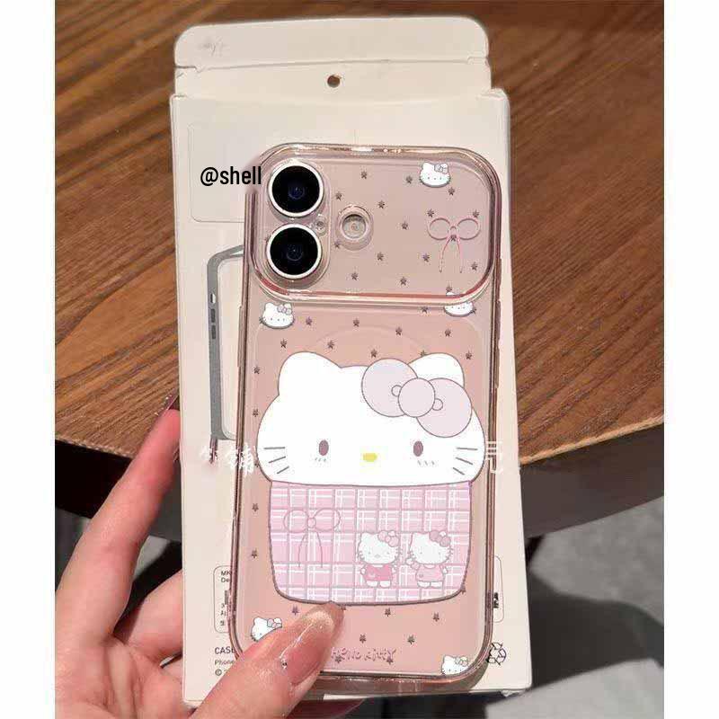 

Hello Kitty Star Case for iPhone 17 Pro Max/16 Pro/15/14/13 - Magnetic, Frosted, Soft iPhone 13